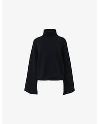 eem - High-Neck Knitted Jumper - Lyst