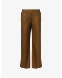 Reformation - Gale Mid-Rise Linen Trousers - Lyst