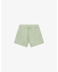 Twist & Tango - Melody Drawstring-Waist High-Rise Linen Shorts - Lyst