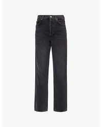Agolde - 90's Pinch Waist High-Rise Straight-Leg Denim Jeans - Lyst