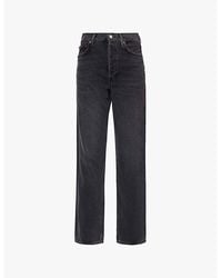Agolde - 90's Pinch Waist High-Rise Straight-Leg Denim Jeans - Lyst