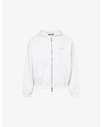 Cole Buxton - Mini Logo Relaxed-Fit Cotton-Jersey Hoodie - Lyst
