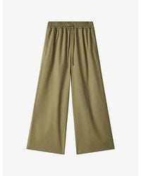 JOSEPH - Thurla Wide-Leg Cotton Trousers - Lyst