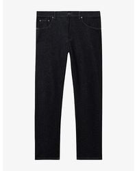 Reiss - Bishopsgate Straight-Fit Stretch-Denim Jeans - Lyst