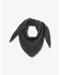 Claudie Pierlot - Brushed-Texture Wool-Blend Scarf - Lyst