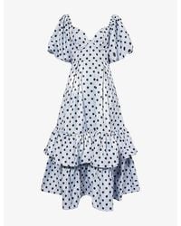 Sister Jane - Bay Polka-Dot Woven Maxi Dress - Lyst