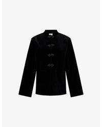 RÓHE Frames - Pankou Knotted Cotton Velvet Jacket - Lyst