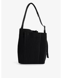Homme Plissé Issey Miyake - Utility Pleated Woven Shoulder Bag - Lyst
