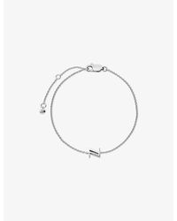 Monica Vinader - Initial Z Sterling- Chain Bracelet - Lyst