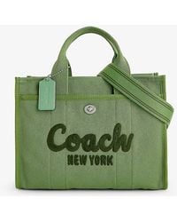 COACH - Cargo 34 Logo-embroidered Detachable-strap Canvas Tote Bag - Lyst