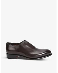 Santoni - Carter Wholecut Leather Oxford Shoes - Lyst