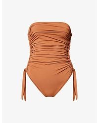 Zimmermann - Daylight Braided Bandeau Swimsuit - Lyst