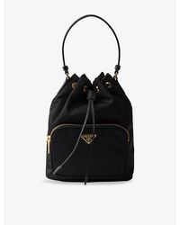Prada - Duet Re-Nylon Bucket Bag - Lyst
