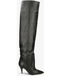 Khaite - River Leather Knee-high Boots - Lyst