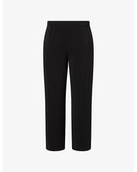 Issey Miyake - Drape Straight-Leg Jersey Trousers - Lyst