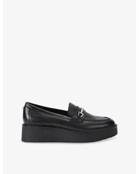 Carvela Kurt Geiger - Vista Leather Platform Loafers - Lyst