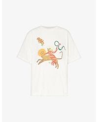 ALÉMAIS - Meagan Cheetah-print Organic Cotton-jersey T-shirt - Lyst