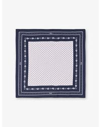 Maje - Bandana-Print Silk-Twill Scarf - Lyst