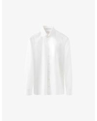 Eton - Elevated Twill Slim-Fit Cotton Shirt - Lyst