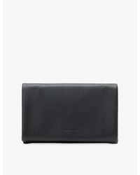 AllSaints - Harluna Logo-Debossed Leather Wallet - Lyst