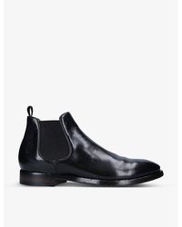 Officine Creative - Providence Round-toe Leather Chelsea Boots - Lyst
