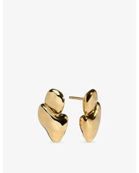 Monica Vinader - Odyssey 18Ct Vermeil Stud Earrings - Lyst