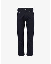 Citizens of Humanity - Elijah Straight-Leg Cotton-And-Linen Trousers - Lyst