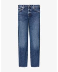 Agolde - Stovepipe 29In Slim-Leg Denim Jeans - Lyst