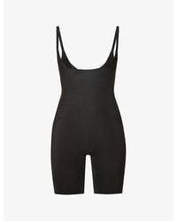 Spanx - Shape Invisible Open-Bust Mid-Thigh Bodysuit - Lyst