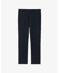 Sandro - Wide-Leg Regular-Fit Wool Suit Trousers - Lyst