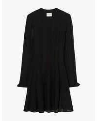Claudie Pierlot - Lurex Knitted Skater Dress - Lyst