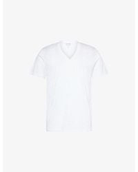 Hanro - Cotton Sporty Cotton-Jersey T-Shirt - Lyst