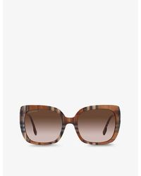 Burberry - Be4323 Caroll Square-frame Acetate Sunglasses - Lyst