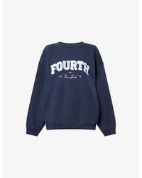 4th & Reckless - Capucine Relaxed Cotton-Jersey Sweatshirt - Lyst