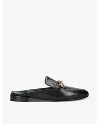 Tory Burch - Jessa Backless Leather Loafers - Lyst
