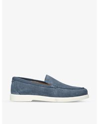 Loake - Tuscany Slip-on Suede Loafers - Lyst
