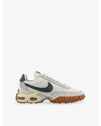 Nike - Air Max Waffle Suede And Mesh Low-Top Trainers - Lyst