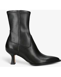 Dolce Vita - Arya Leather Heeled Ankle Boots - Lyst