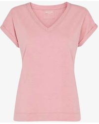 Whistles - Willa Cap-sleeved Organic-cotton T-shirt - Lyst