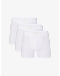 Skims - Cotton Pack Of Three 3-Inch Boxer Briefs - Lyst