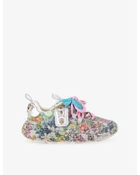 Kurt Geiger - Kurt Runner Crystal-Embellished Trainers - Lyst