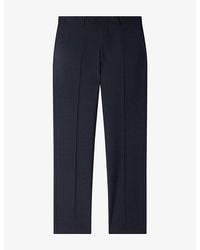 Sandro - Straight Regular-Fit Wool Suit Trousers - Lyst