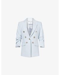 Veronica Beard - Tomi Dickey Peak-Lapel Cotton-Blend Blazer - Lyst