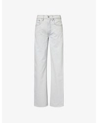 Anine Bing - Lewis Wide-Leg High-Rise Denim Jeans - Lyst