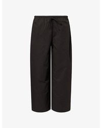 Dissh - Zahara Wide-Leg Cotton Trousers - Lyst