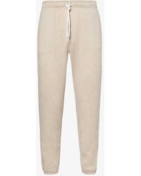Polo Ralph Lauren - Logo-embroidered Mid-rise Cotton-blend jogging Bottoms - Lyst