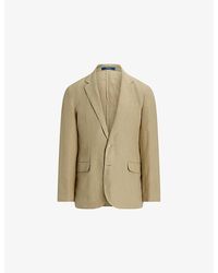 Polo Ralph Lauren - Single-Breasted Notch-Lapel Linen Blazer - Lyst