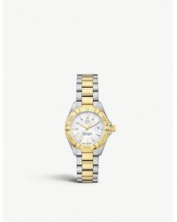 Tag Heuer - Wbd1420.bb0321 Aquaracer Mother-of-pearl And Stainless Steel Quartz Watch - Lyst