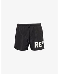 Represent - Brand-print Regular-fit Swim Shorts Xx - Lyst