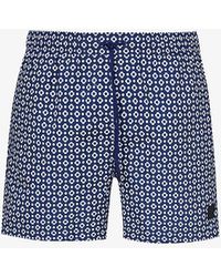 BOSS - Graphic-print Regular-fit Recycled-polyester Swim Shorts Xx - Lyst
